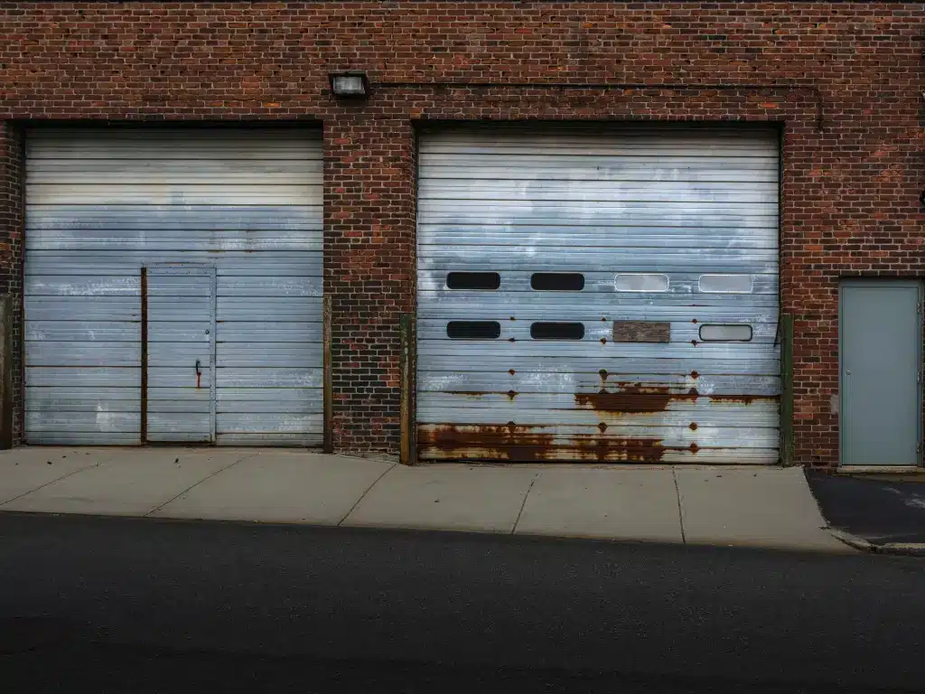 Aging Garage Door